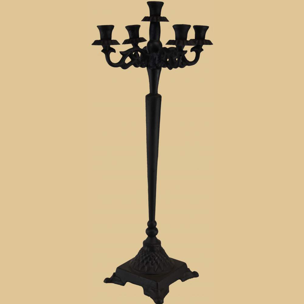Kerzenständer,Kerzenleuchter,Kerzenhalter,Metall,Eisen,5 Flammen-4