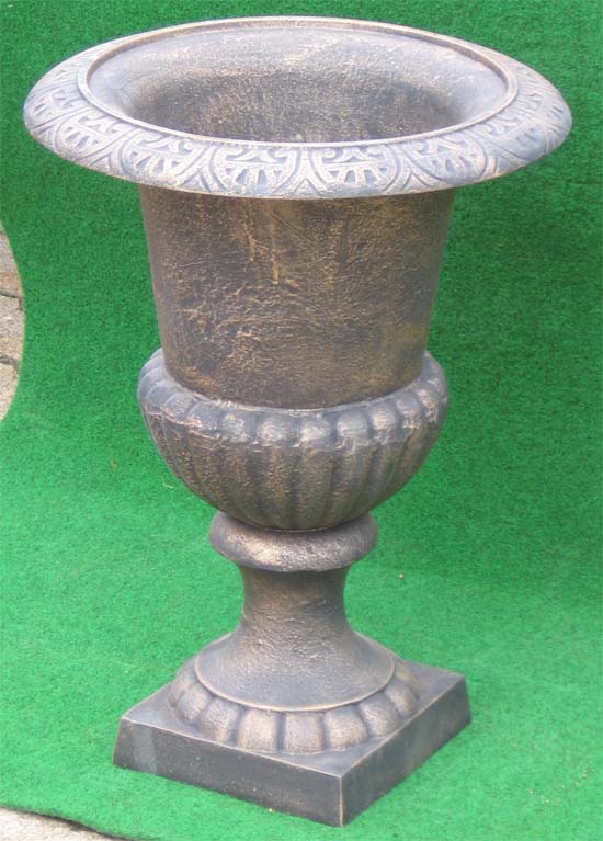 Amphore klassischer Stil   54 cm Gusseisen antik bronze  