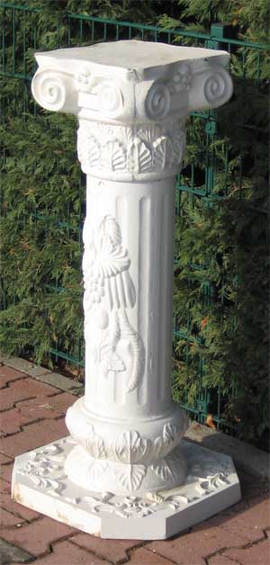 Gotische Säule: englischer antik Steinguss,  - Garten - Säulen -  Eckige Säulen