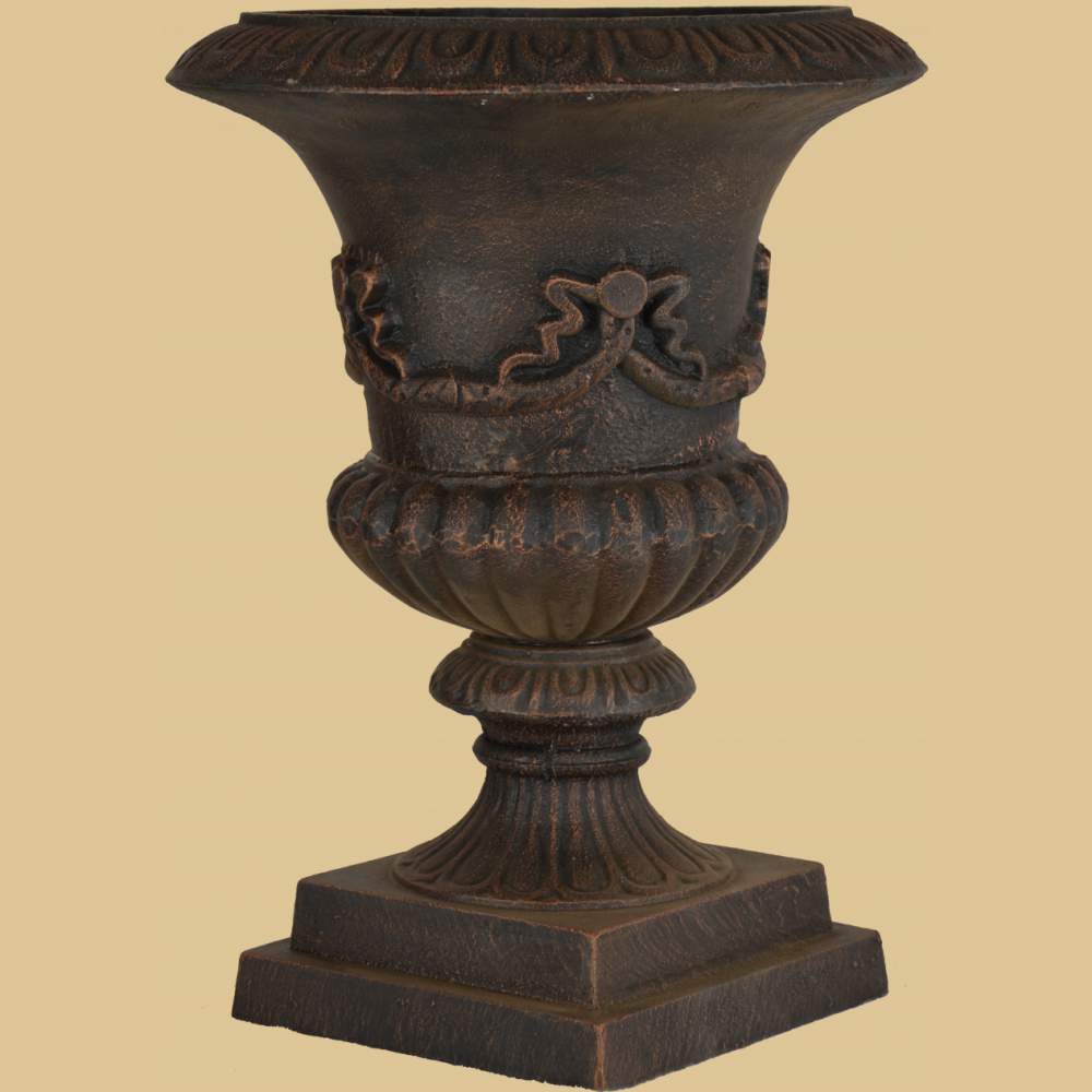 Produktfoto Gross Krater Vase mit Verzierung - Antik Bronze