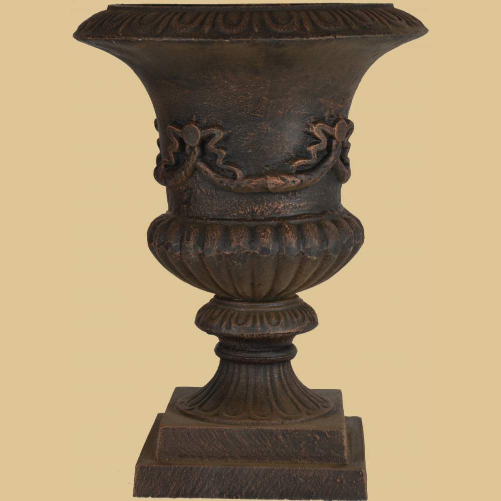 Produktfoto Gross Krater Vase mit Verzierung - Antik Bronze