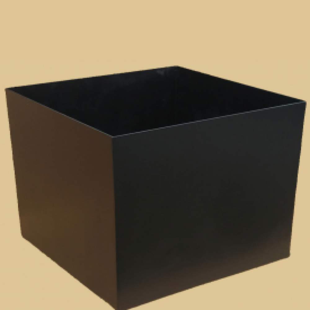 Pflanzkübel 60x60x50 schwarz Garten Passion.