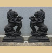 Produktfoto Paar Löwen  schwarz